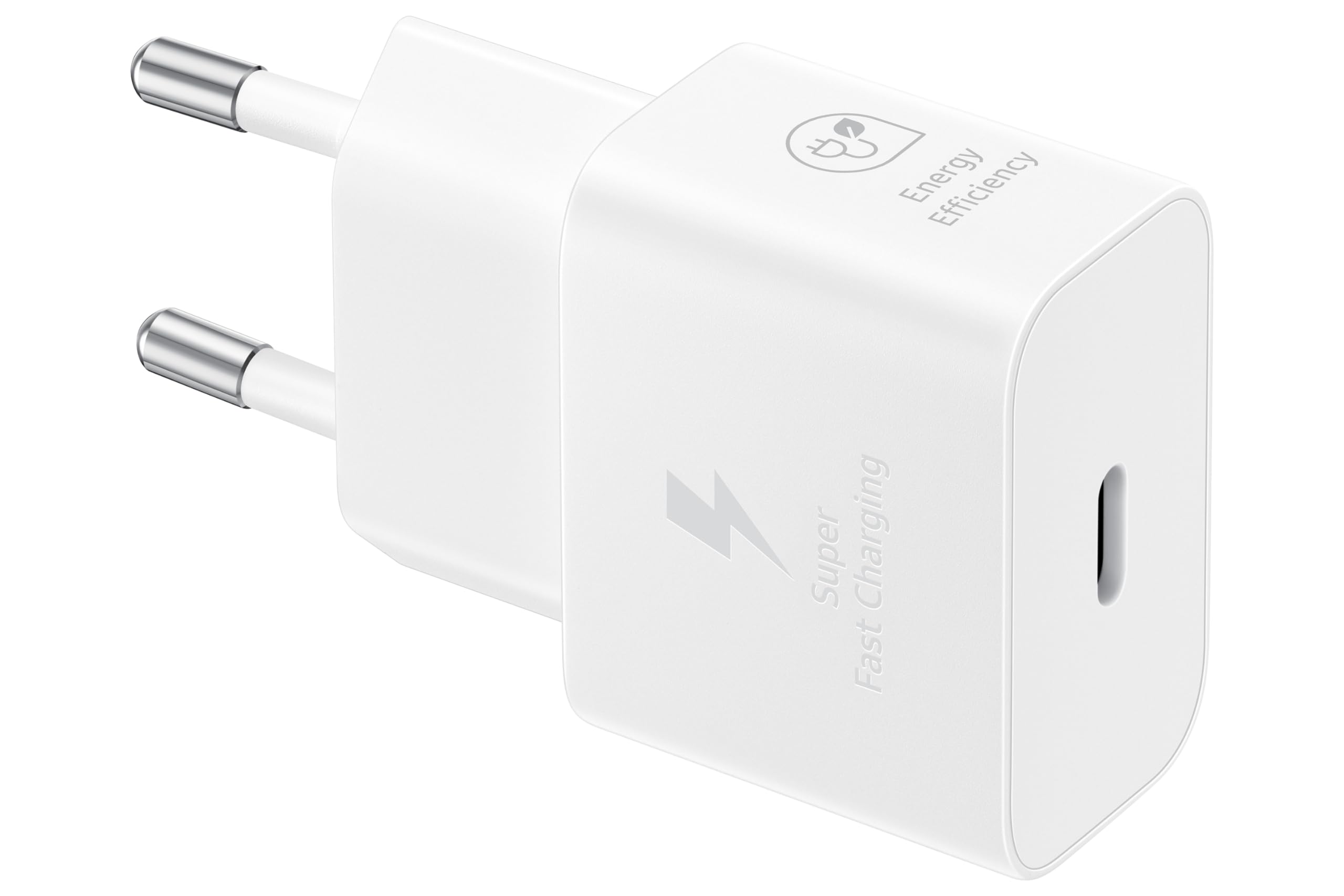 Samsung Schnellladeadapter, Energieeffizientes Ladegerät, USB-C, 25 Watt, Weiß, EP-T2510N