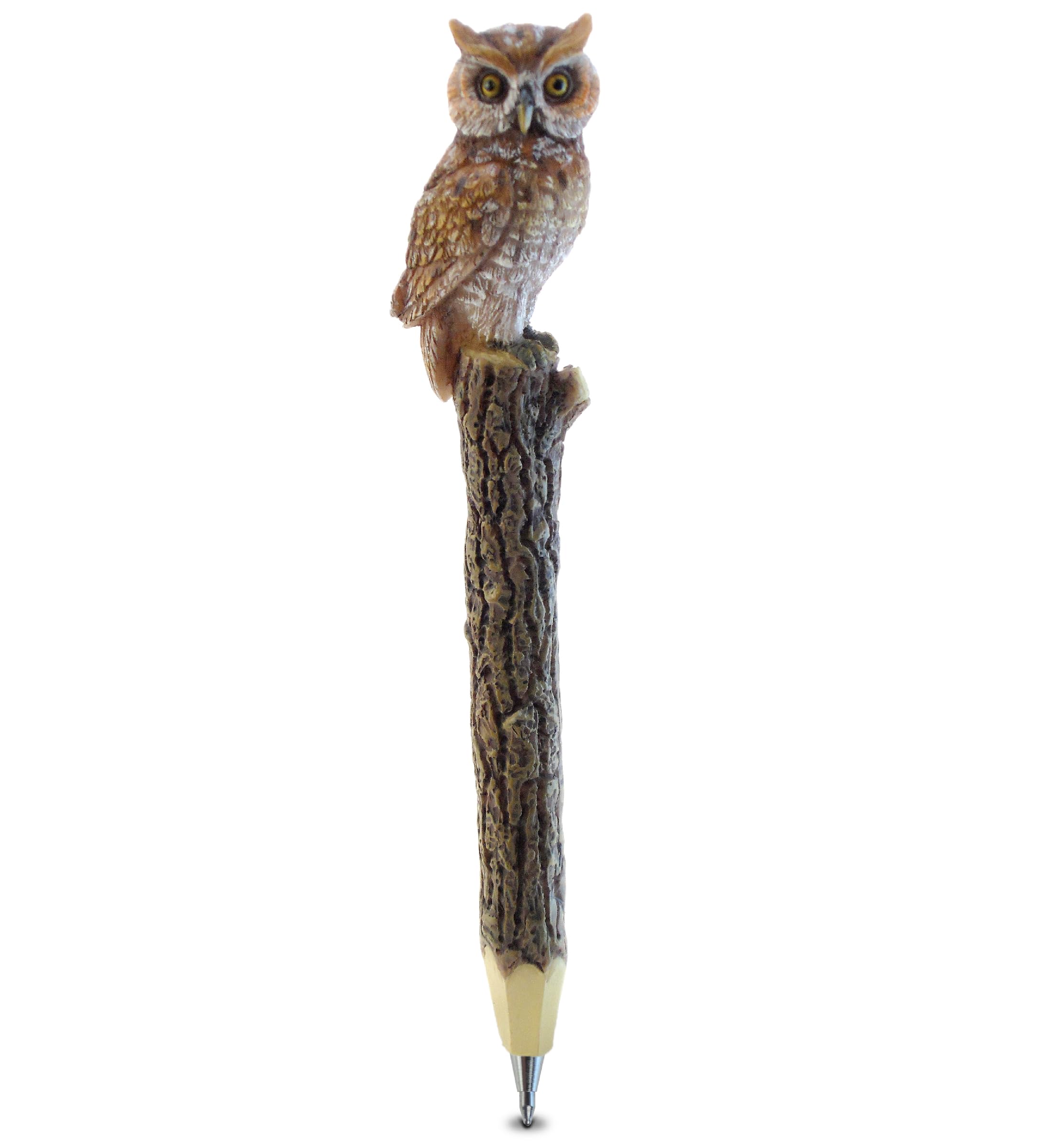 Planet Pens Owl Novelty Pen - Cute Fun & Unique Kids & Adults Office Supplies Ballpoint Pen, Colorful Forest Bird Writing Pen Instrument For Cool Stationery School & Office Desk Decor Accessories