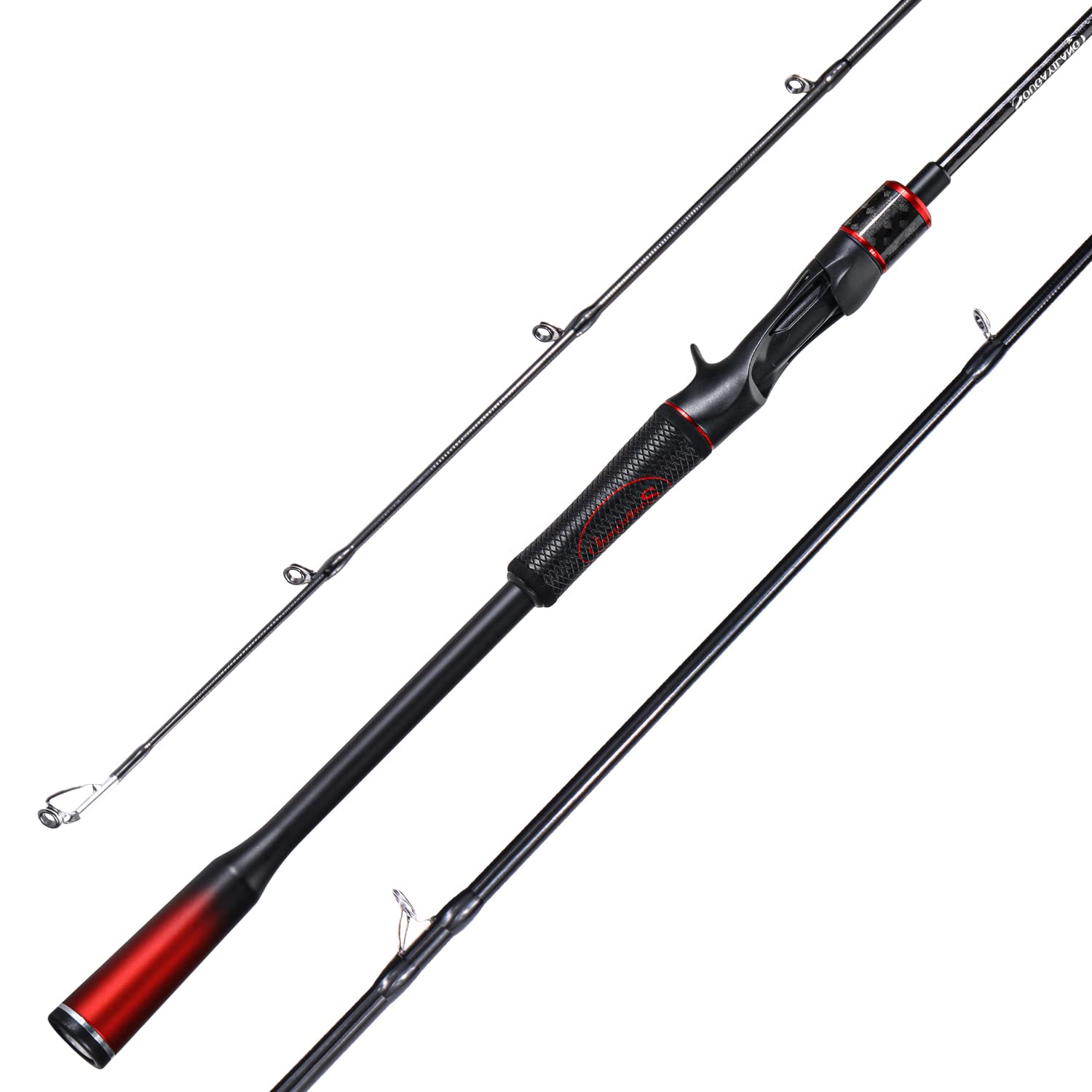 Sougayilang Fishing Rods, Spinning Rods and Casting Fishing Rods, with Full Carbon Fiber Handle, 24T Carbon Fiber 2PCS Fishing Pole for Long Casting
