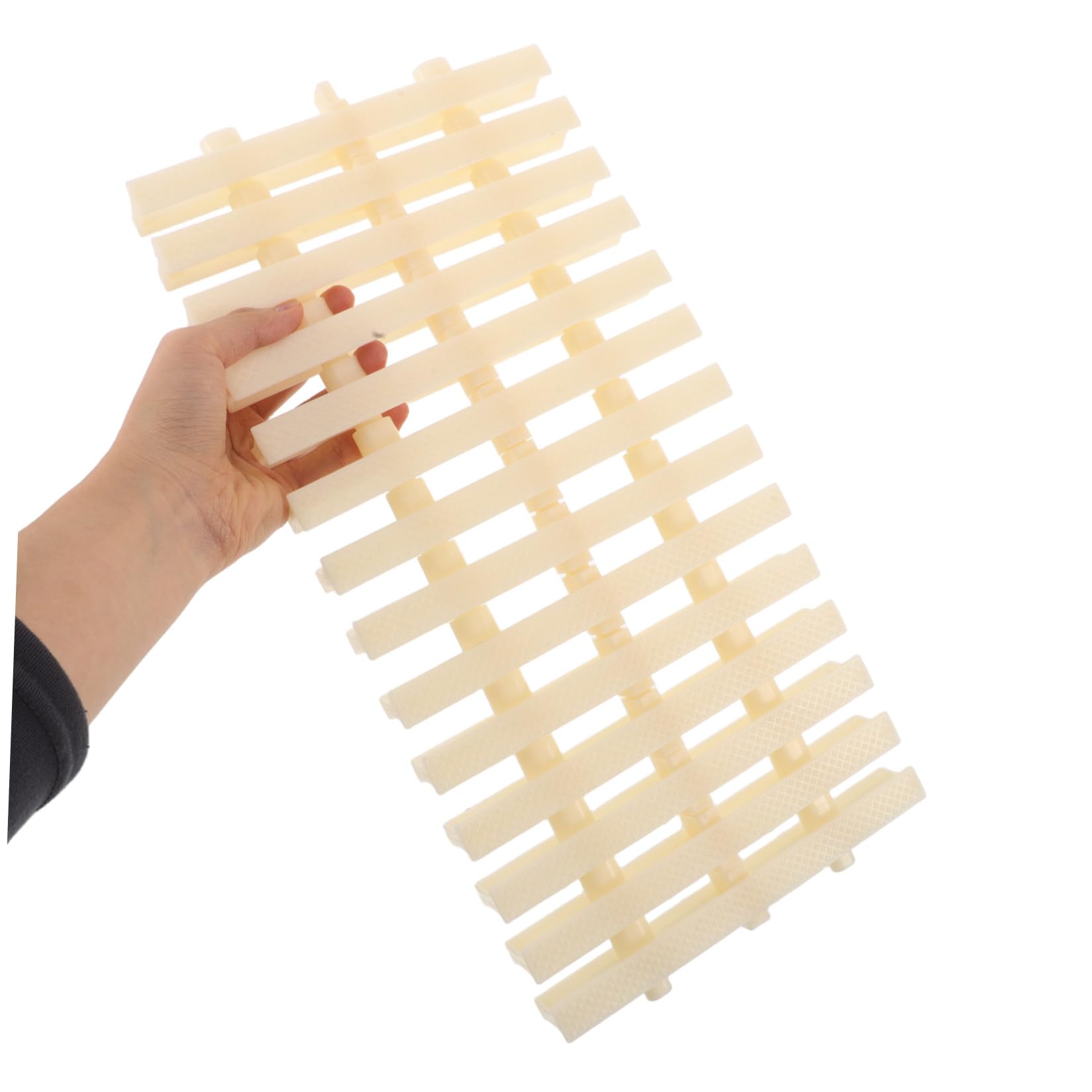 Yardwe Tappetino di drenaggio per piscina, rivestimento per cassetta postale, griglia in plastica, piastrelle per pavimenti per piscine, docce, bagni, protezione per aree umide per anziani, bagni,