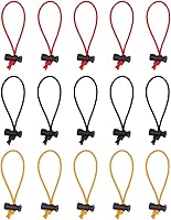 Vista 9 de Foto & Tech Correas elásticas multifunción extragruesas y organizador, correa de cable ajustable con botón, antienredos reutilizable, gestión