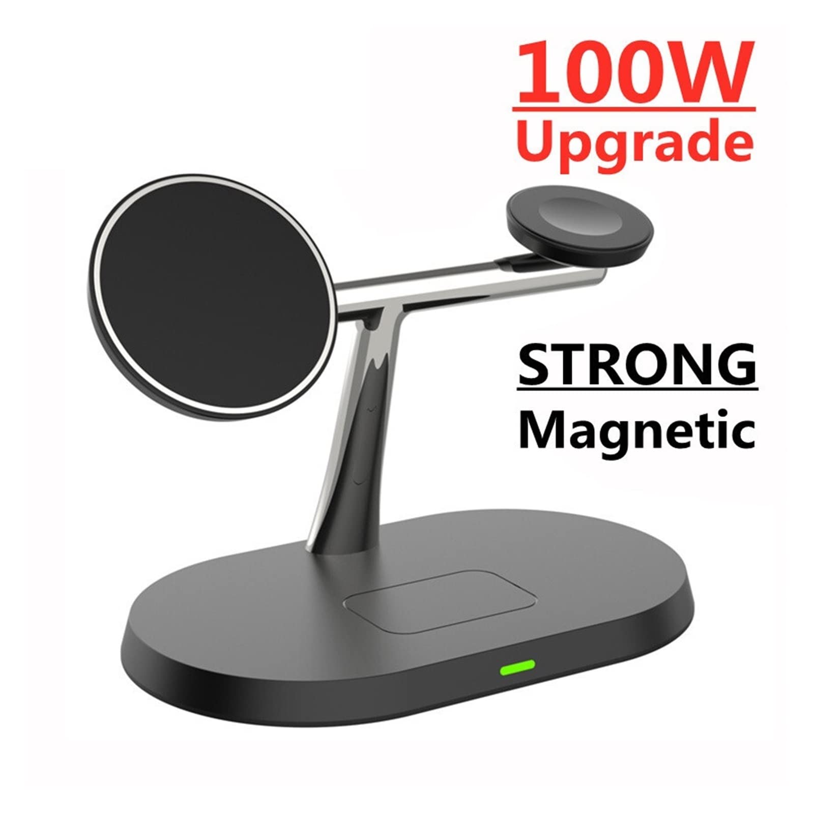 Magnetyczna bezprzewodowa ładowarka 100 W 3 w 1 Stojak na telefon Zegarek 5 Aktywna 2 Stacja dokująca do szybkiego ładowania(For Samsung users-01)
