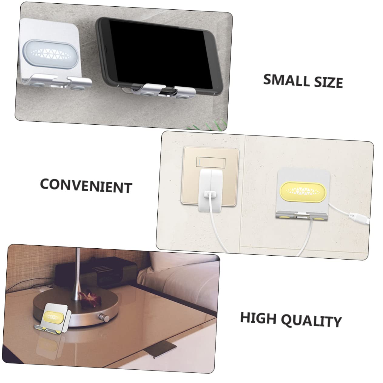 Artibetter 4pezzi Supporto Per Smartphone Per Tavolo Adatto Per Videochiamate e Visione Di Film Facile Da Trasportare Design Elegante e Resistente