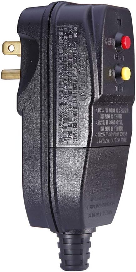 Webber Replacement Plug-in GFCI - auto-Reset for All AWG Sizes. 15A/120V, User Attachable. GFCI Includes All 4 Grommet Sizes. Webber WBGF18-3P-KIT-15A (WBGF18-3P)