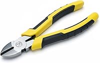warmtree 8-Inch Heavy Duty Diagonal Cutting Pliers - 50CrV Steel, 65HRC Hardened Edges, Anti-Slip Grip for Wire, Cable & Metal Cutting