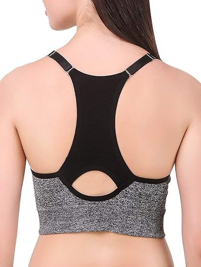 Women's Cotton Lightly Padded Wire Free Sports Bra