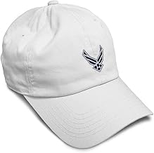 Speedy Pros Soft Baseball Hat Embroidered Dad Hat Air Force Emblem Embroidery Men & Ladies Baseball Cap Cotton