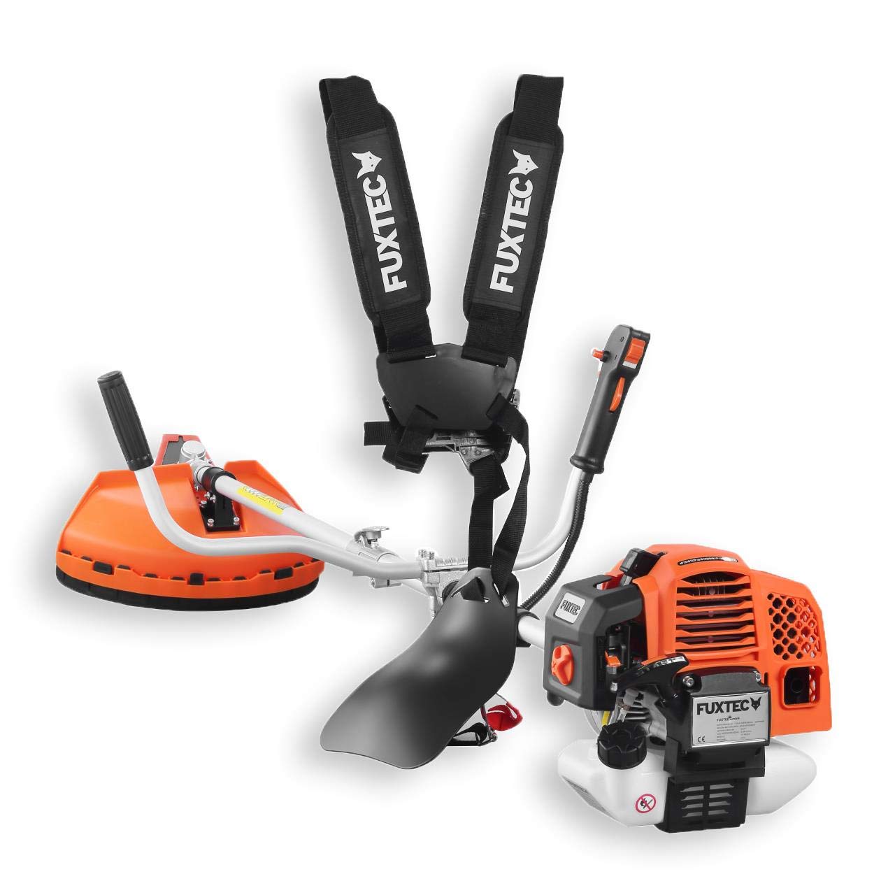 Podkaszarka Spalinowa FUXTEC FX-MS162 - Wielofunkcyjne Narzedzie 2 w 1, Silnik 62 cm3, 3,5 KM, 2-Suwowy, Profesjonalny Pasek, Easy Starter, Beznarzedziowy Dostep
