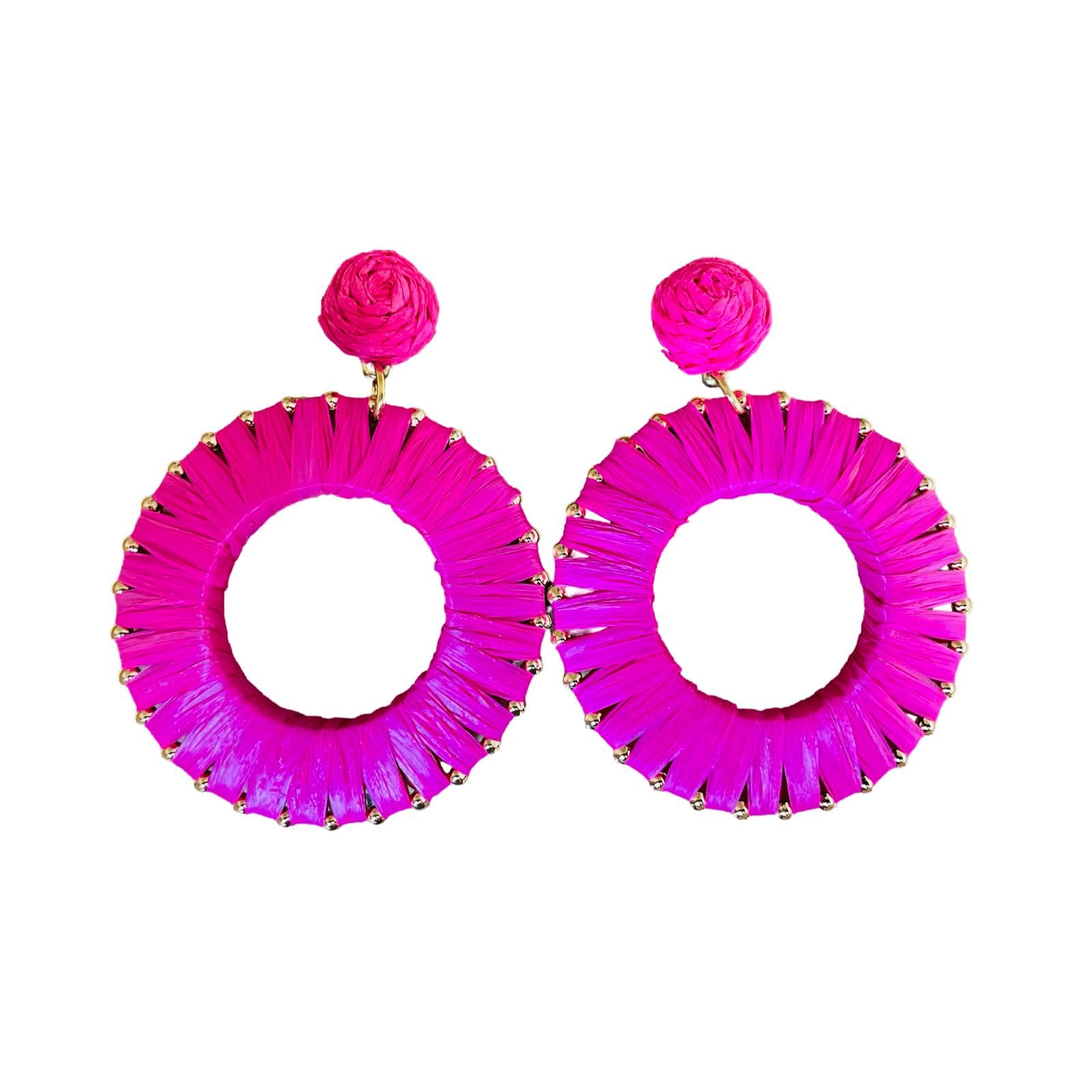 Trendy Shell & Fabric Earrings for Women – Handmade Statement Jewelry for Parties, Weddings & Events-image-2