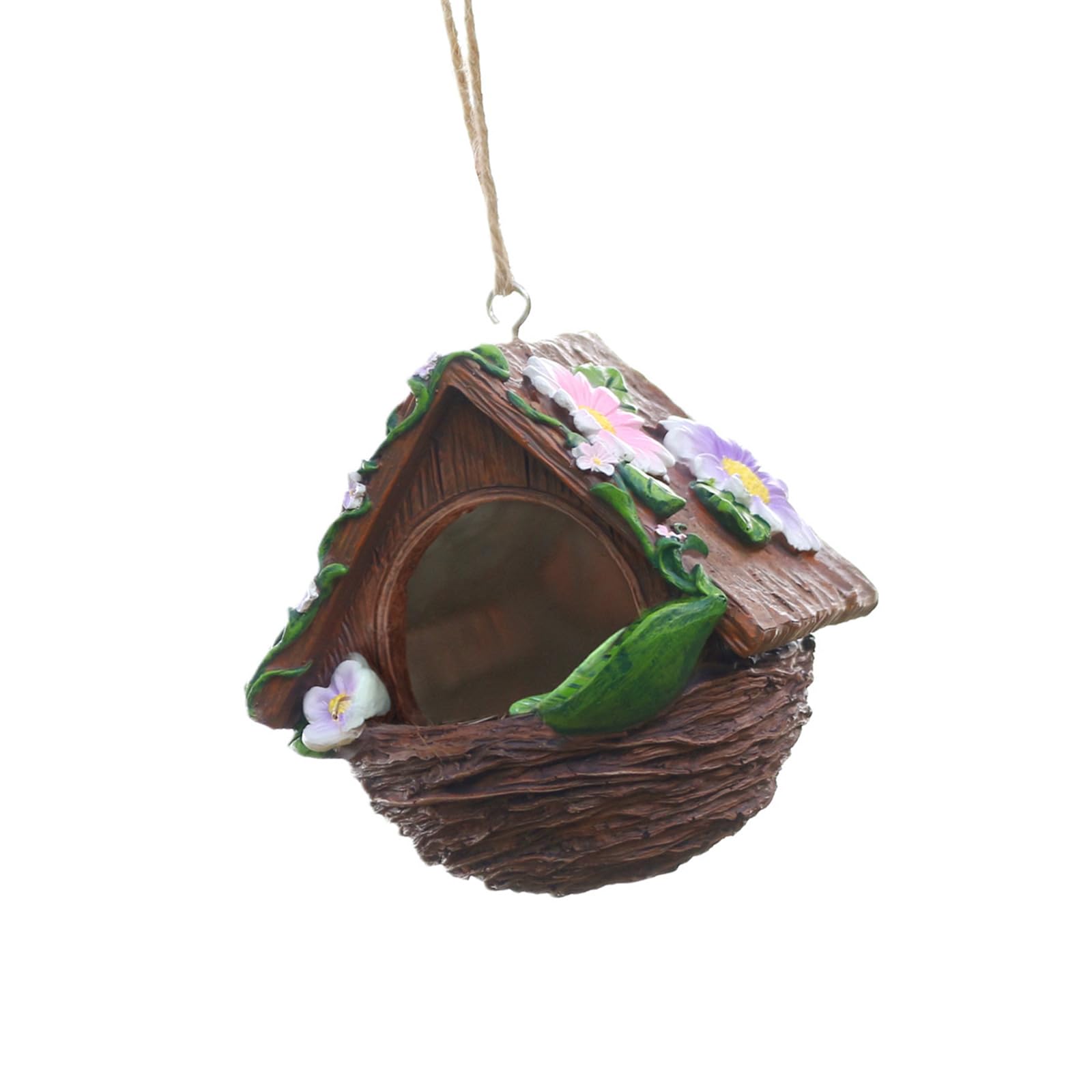 Nido per Uccelli Casetta per Riposo per Colibrì per Piccoli Uccelli Artigianali Dipinti Eleganti Casette per Fiori Casette per Uccelli per Esterni