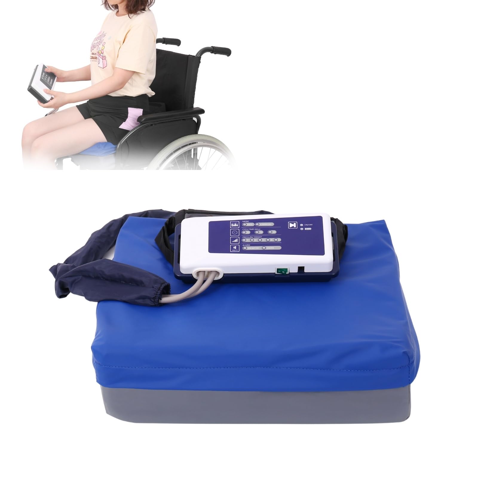 Alternating Pressure Cushion for Wheelchair