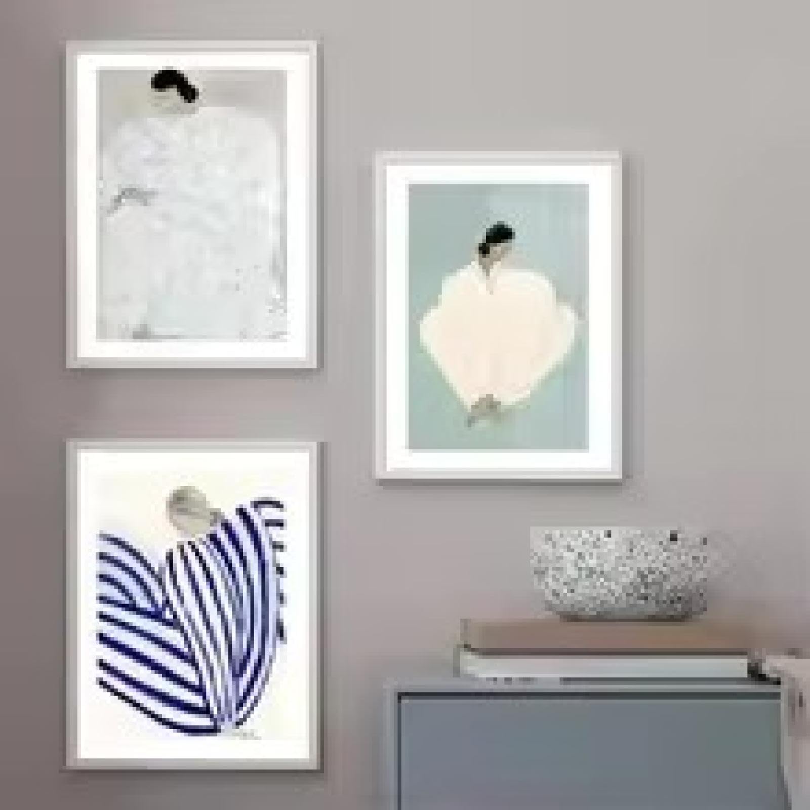 Lignes abstraites et affiches courbes nordiques pour deco murale - 8