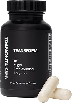 Tranont Transform | 60 Capsules | Supports Overall Health and Can Support Skin Care | Energy Booster Supplement | Plant-Based Enzymes for Health and Wellness | Supports Mental Clarity and Focus
