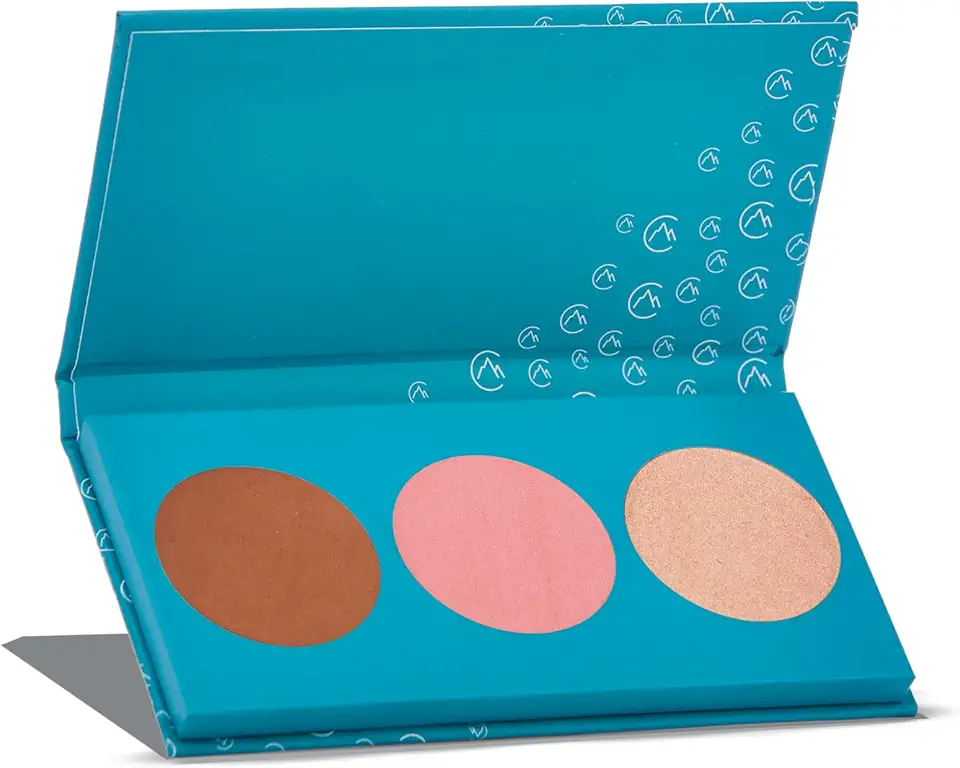 Paleta Blush Iluminador e Contorno Catharine Hill Trio Sculpt Chill Multifuncional (1022/K2 - Cor 02, 9g)