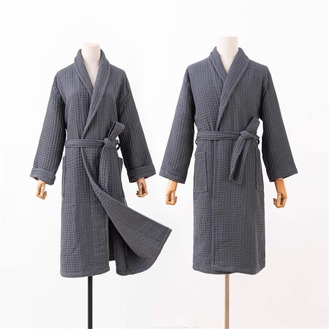 keusyoi Męski japoński styl bawełniane kimono szlafroki unisex miękki szlafrok kąpielowy damski szlafrok nocny bielizna nocna męski na co dzień domowy szlafrok
