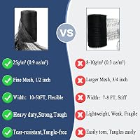 Vocray 3x9m Madárvédő Háló Erős Szövött Magas Minőségű Gyümölcsfa Tó Kert Háló - 10X30FT 5