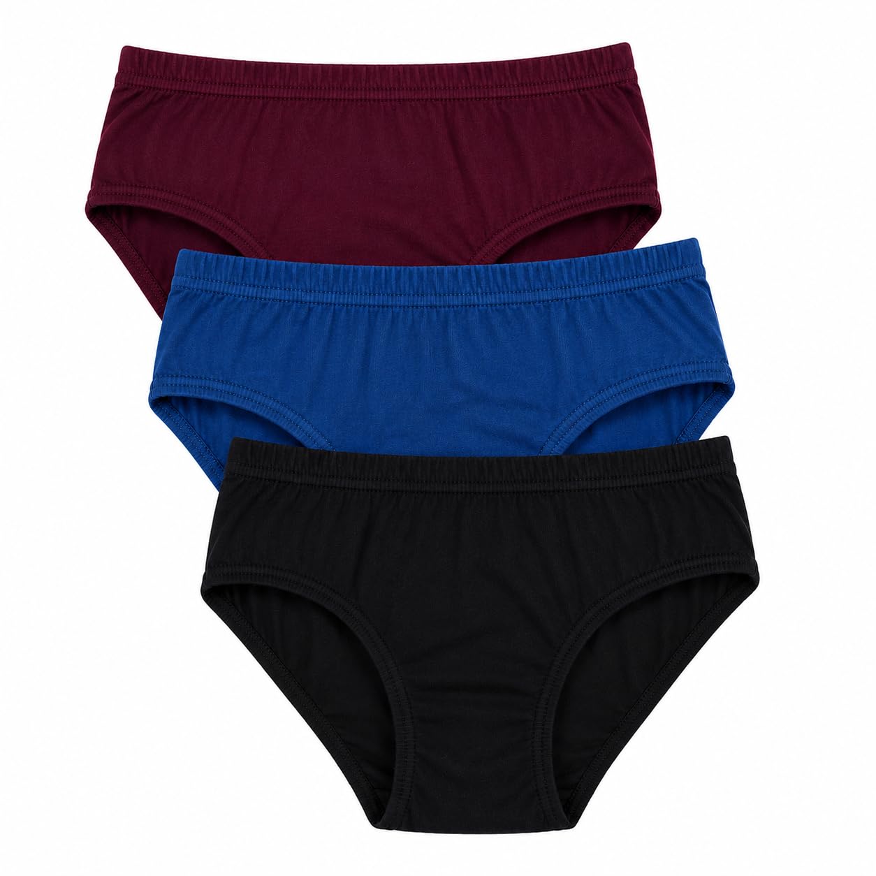 Women's Cotton Panty Pack of 3 | Soft & Breathable Ladies Underwear | Stretchable Bikini Briefs for Women | Comfortable Innerwear | Multicolor Cotton Panty Set-image-2
