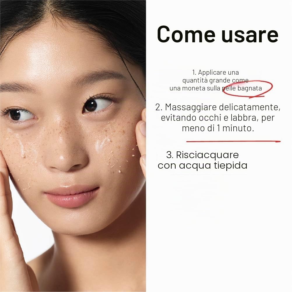 Dr.G - Cura del peeling delicata senza irritazioni cutanee.