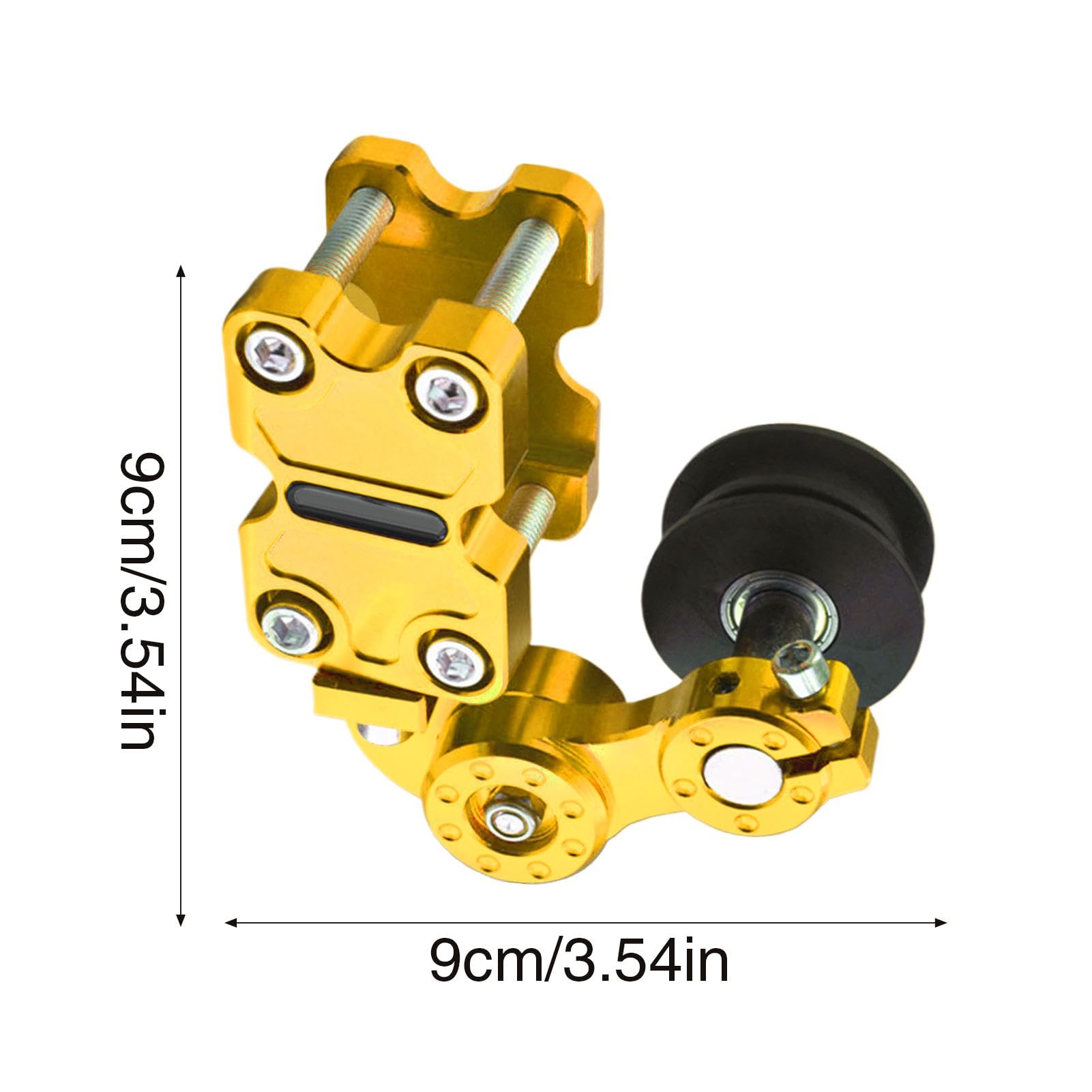 Ajustador de cadena de motocicleta,Herramienta de ajuste de cadena Motocicleta, Ajuste de cadena modificado con guía de tensión automática, Herramienta de engranajes de modificación de cadena