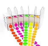 0.75 inch Fluorescent Color Code Dot Label Kit, 6 Assorted Colors, 1000 Stickers per Dispenser Box