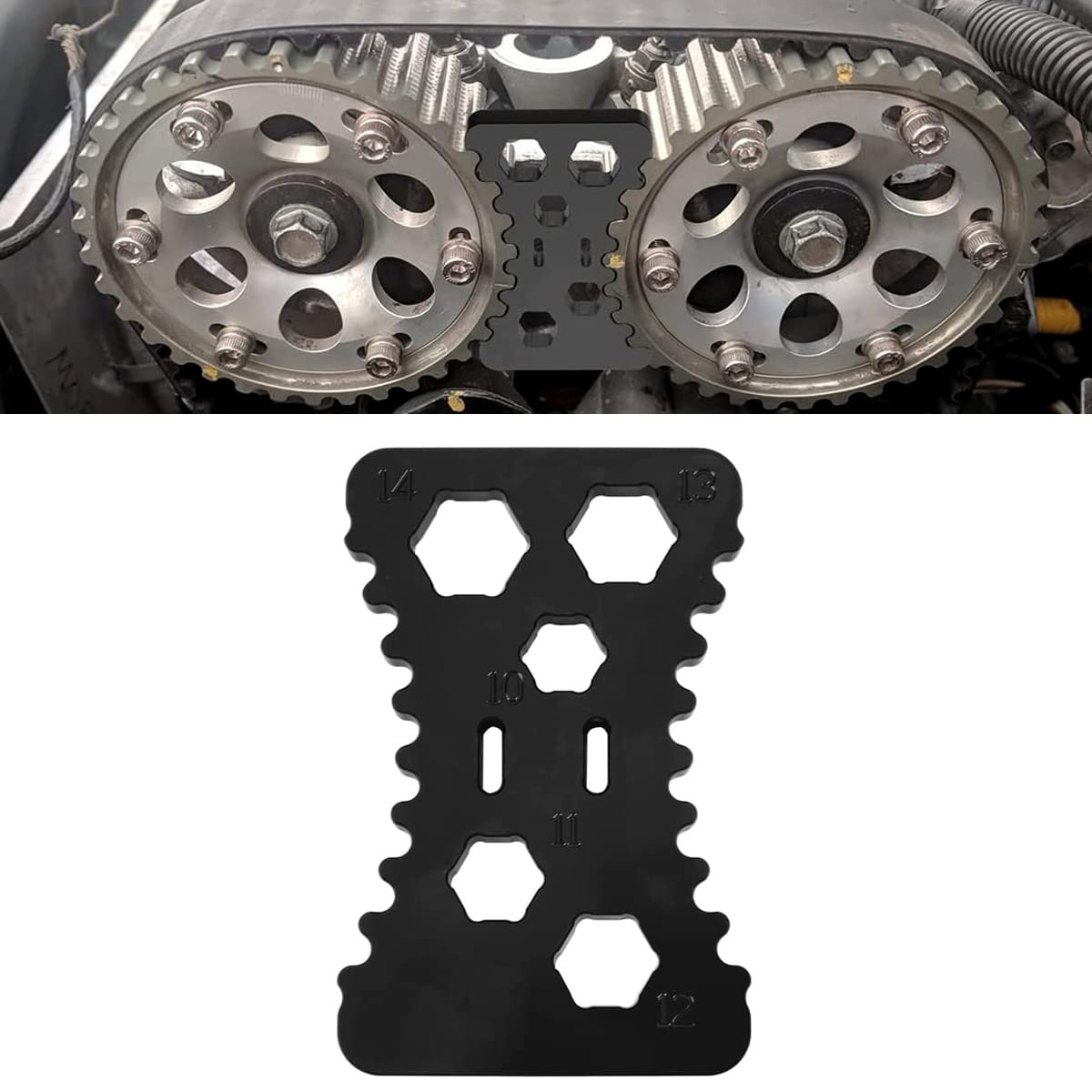 Buy Canitu Aluminum Engine Cam Gear Lock Timing Belt Installation Tool Camshaft Locking