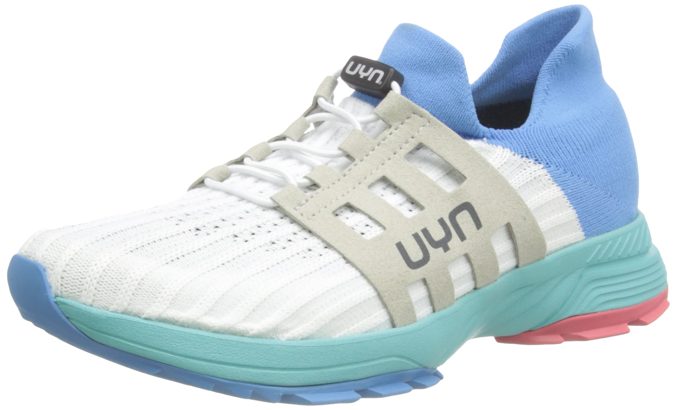 UYN Y100208 Washi Xc Turquoise Sole Sneaker Female White/Blue UK 5.5