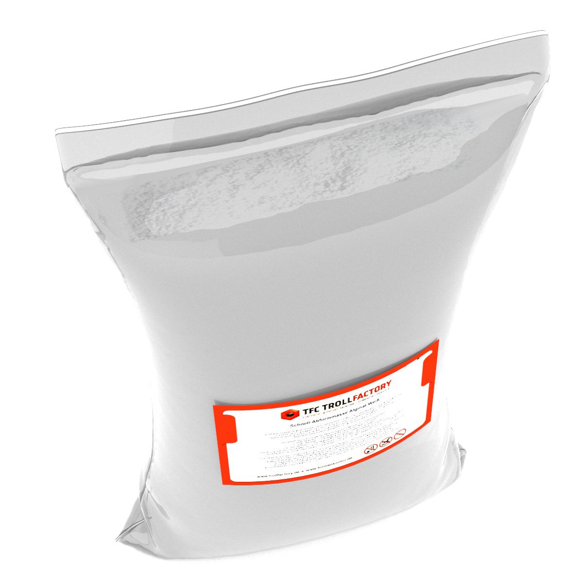 Alginate I Pâte à mouler I Poudre I Lent 9-11 minutes I Blanc 2 kg