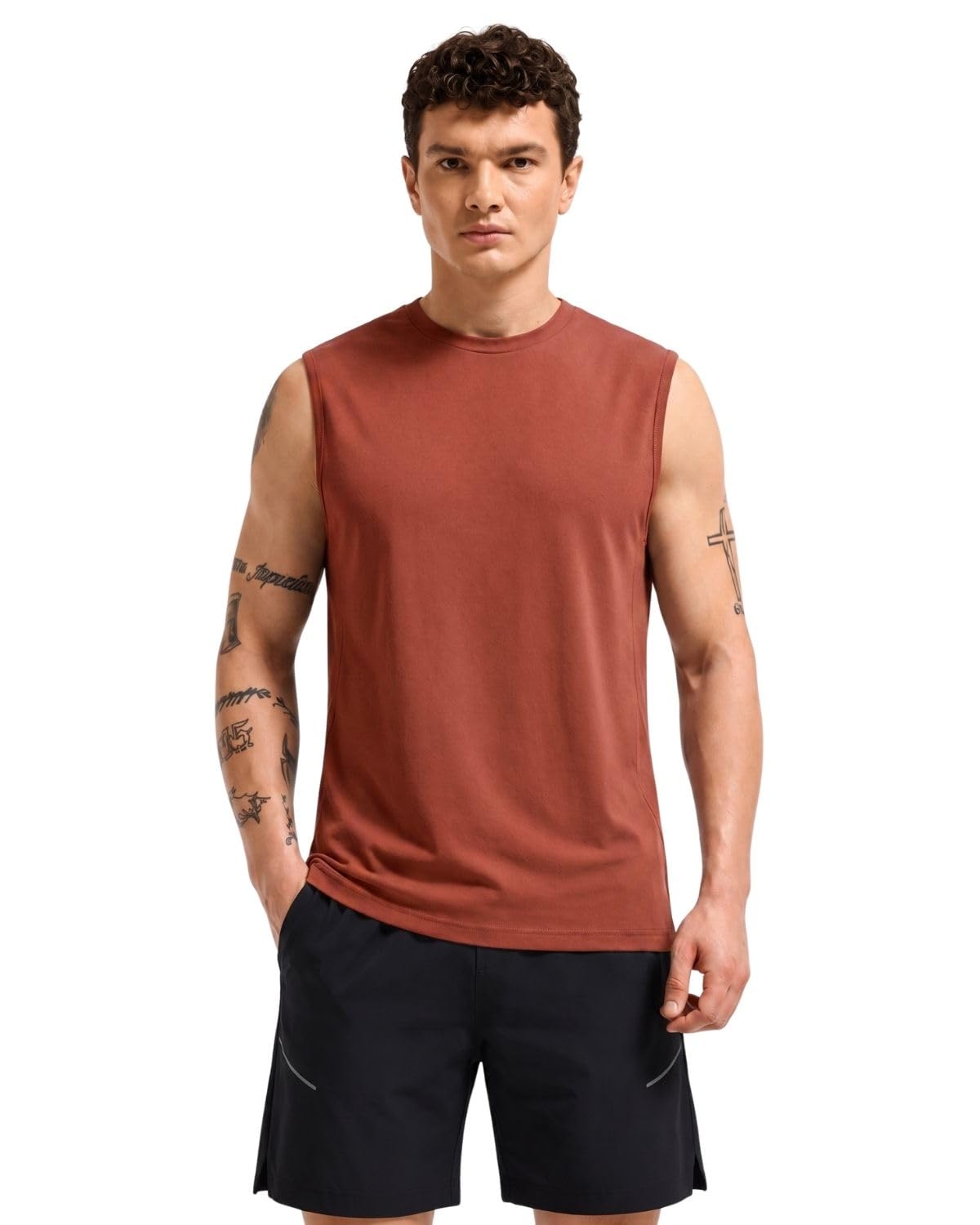 wellbi Bamboo Tank Top for Men | Sleeveless Gym & Training Vest | Soft Stretchable Fabric | Moisture-Wicking, Breathable, Anti-Bacterial | Lightweight for Workout, Running, Sports & Casual Wear-picture-20