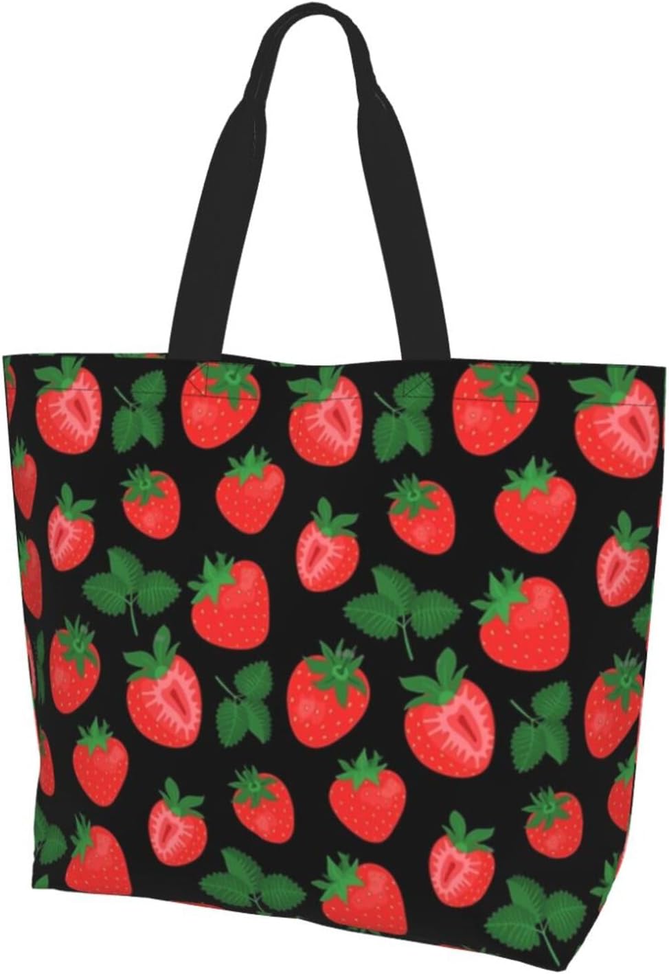 Borsa A Tracolla A Forma Di Fragola Per Donna - Estetica Kawaii - Capiente E Leggera 32x30,5 Cm