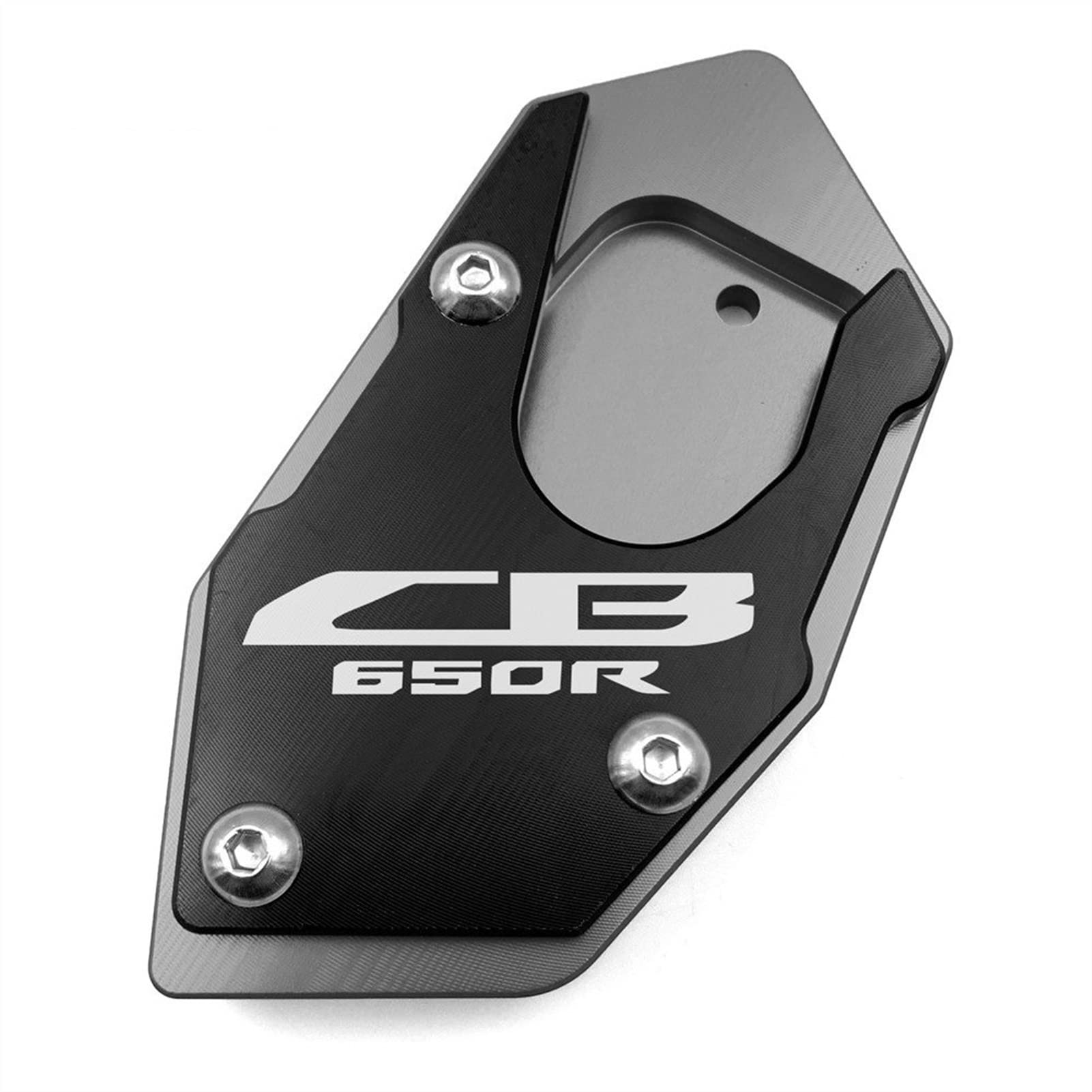 Plaque de support agrandir support de béquille moto contre la chute