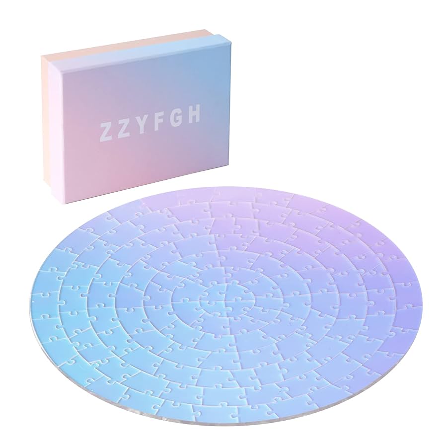 Amazon.com: ZZYFGH Round Jigsaw Puzzle, Impossible Challenge