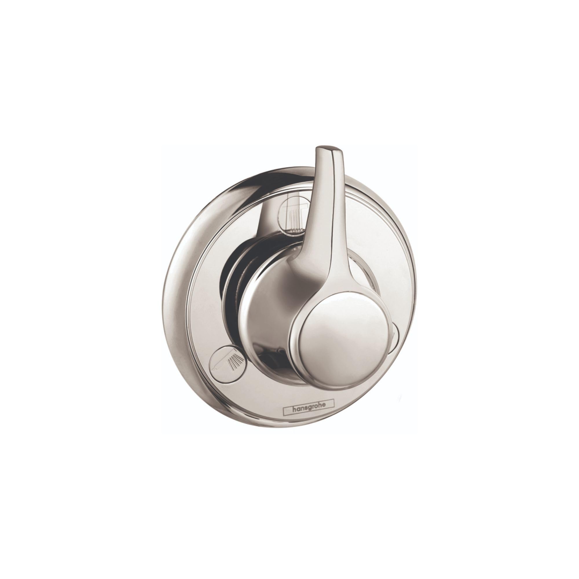 Hansgrohe Metris C inverseur douche 15934831 set de finition trois voies nickel poli
