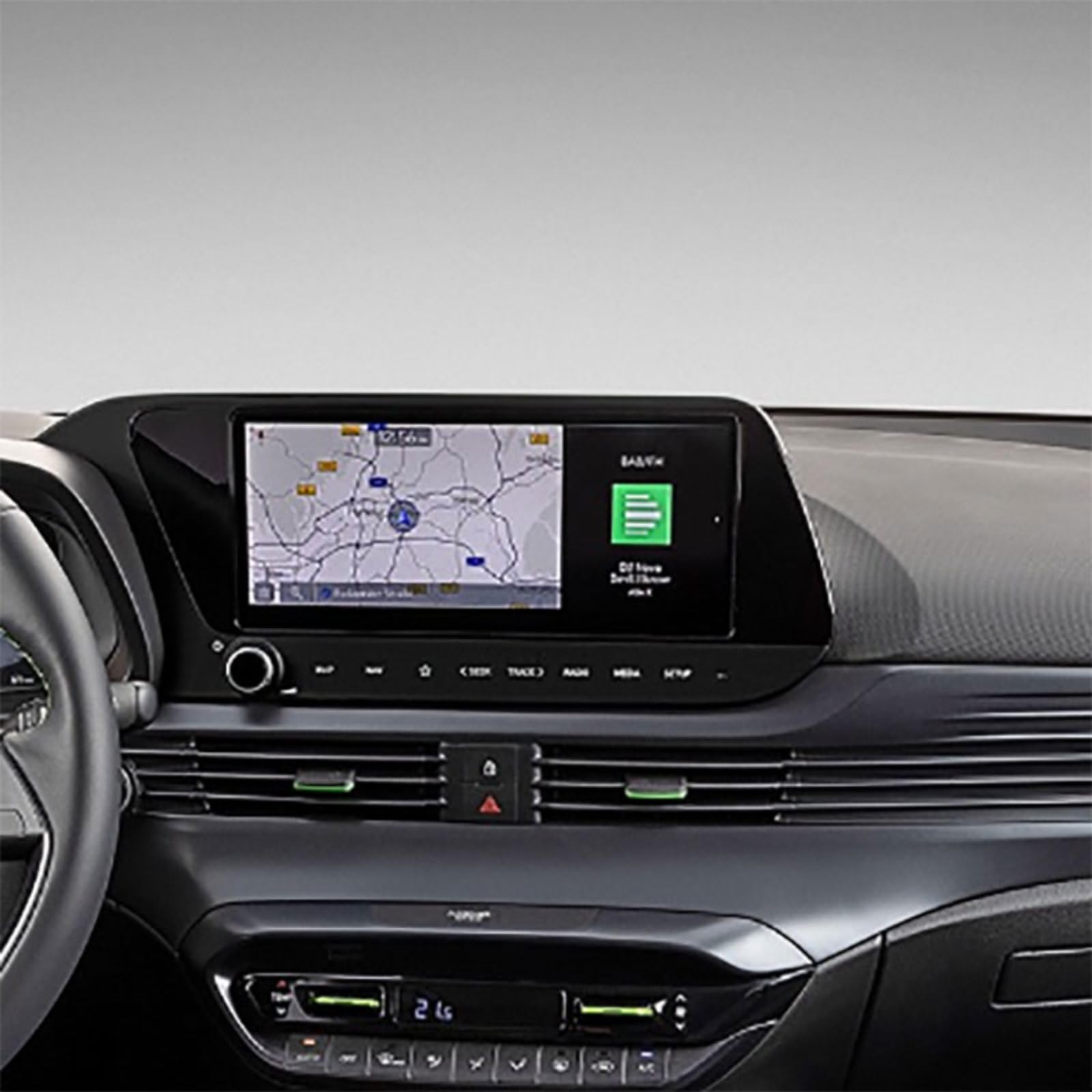 Nawigacja samochodowa Szkło hartowane Ekran LCD Folia ochronna Naklejka Osłona Dla Hyundai i20 2020 2021