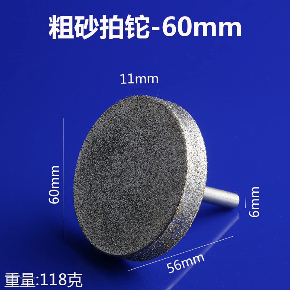 20-50 mm 60/240 grano Muela abrasiva de diamante de forma plana Disco abrasivo de jade Pulido Máquina de tejer plana Suavizado de superficie de jade, 1 pieza 50 mm, arena gruesa de grano 60