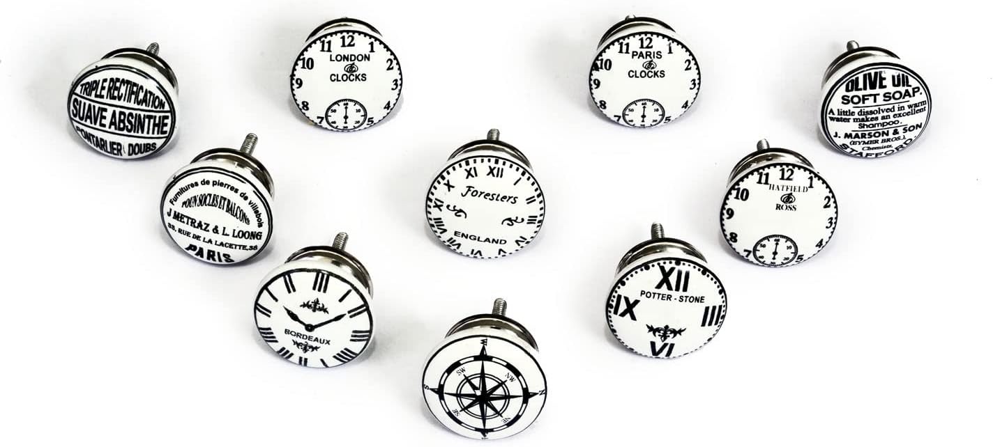 NUOBESTY Boutons Pression En Verre 50 Pièces 18 Mm Motifs Variés Boutons Pour Bijoux Colliers Bracelets Artisanat Diy Charms Fabrication De Bijoux