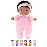 OUOZZZ Black Baby Doll for 1 Year Old Girl Gifts - First African American Baby Dolls Toys for Girl Birthday Christmas Plush Gift for Toddler 10