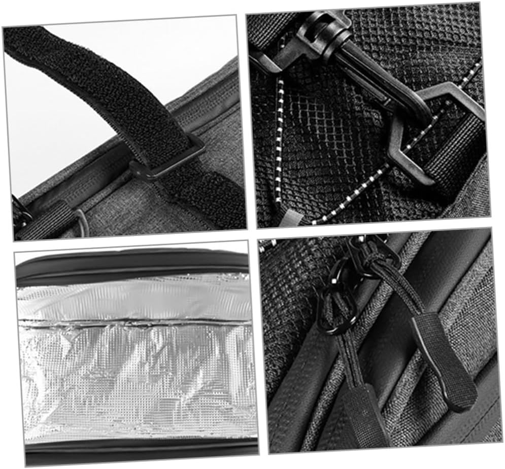 UPKOCH Bike Storage Bag Reusable Rear Seat Pouch for Bicycles Capacity Bike Rack Bag Durable Design for Easy Installation for Grocery and Outdoor Travel