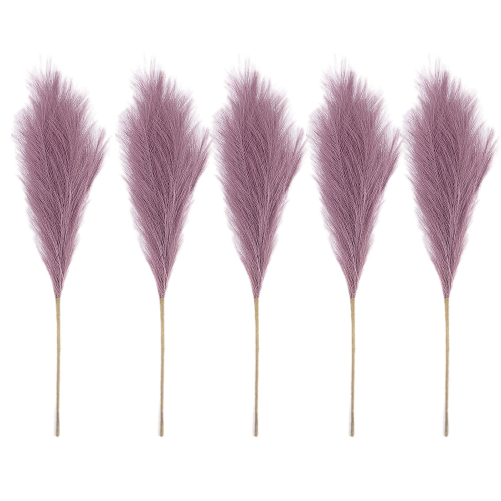Faux Artificial Pampas Grass 70 cm Decor Bouquet for Home Decor purple