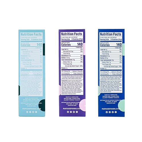 Miniatura 27 de Partake - Paquete variado de galletas de chispas de chocolate horneadas crujientes y suaves sin gluten, veganas, sin los 9 alérgenos principales