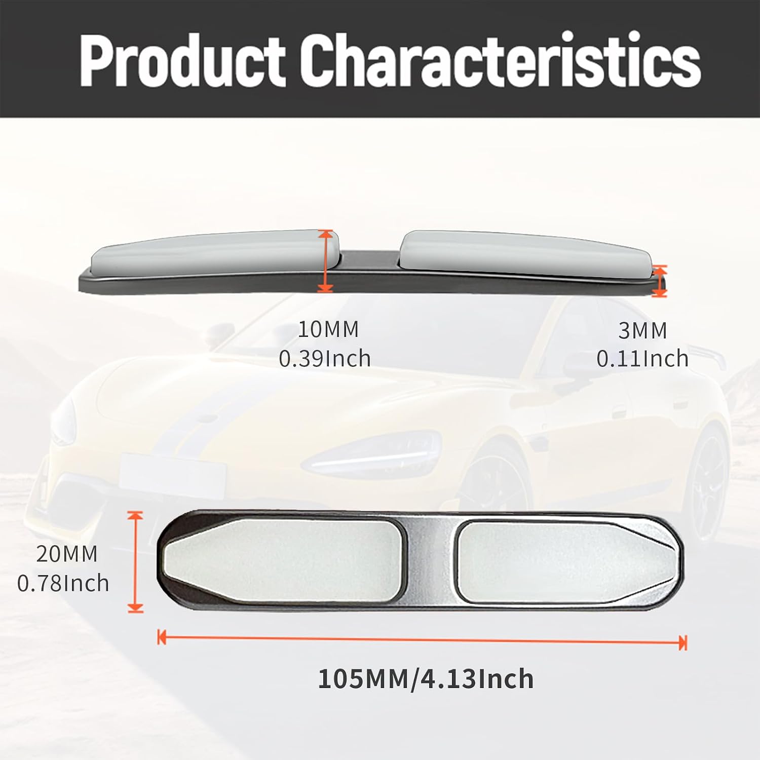 4Pcs Car Door Edge Guards PVC Metal Body Bumper Protector Strips Vehicle Anti Scratch Trim Sticker Universal Exterior Accessories for Automobile Truck SUV-White