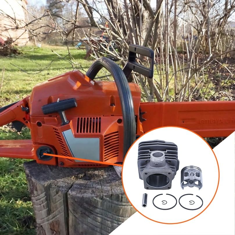 Miniatura 6 de Kit de anillo de pistón de cilindro de 1.890 in para Stihl MS360 036 034 Filtro de combustible de aceite de motosierra, cilindro, pistón, perno,