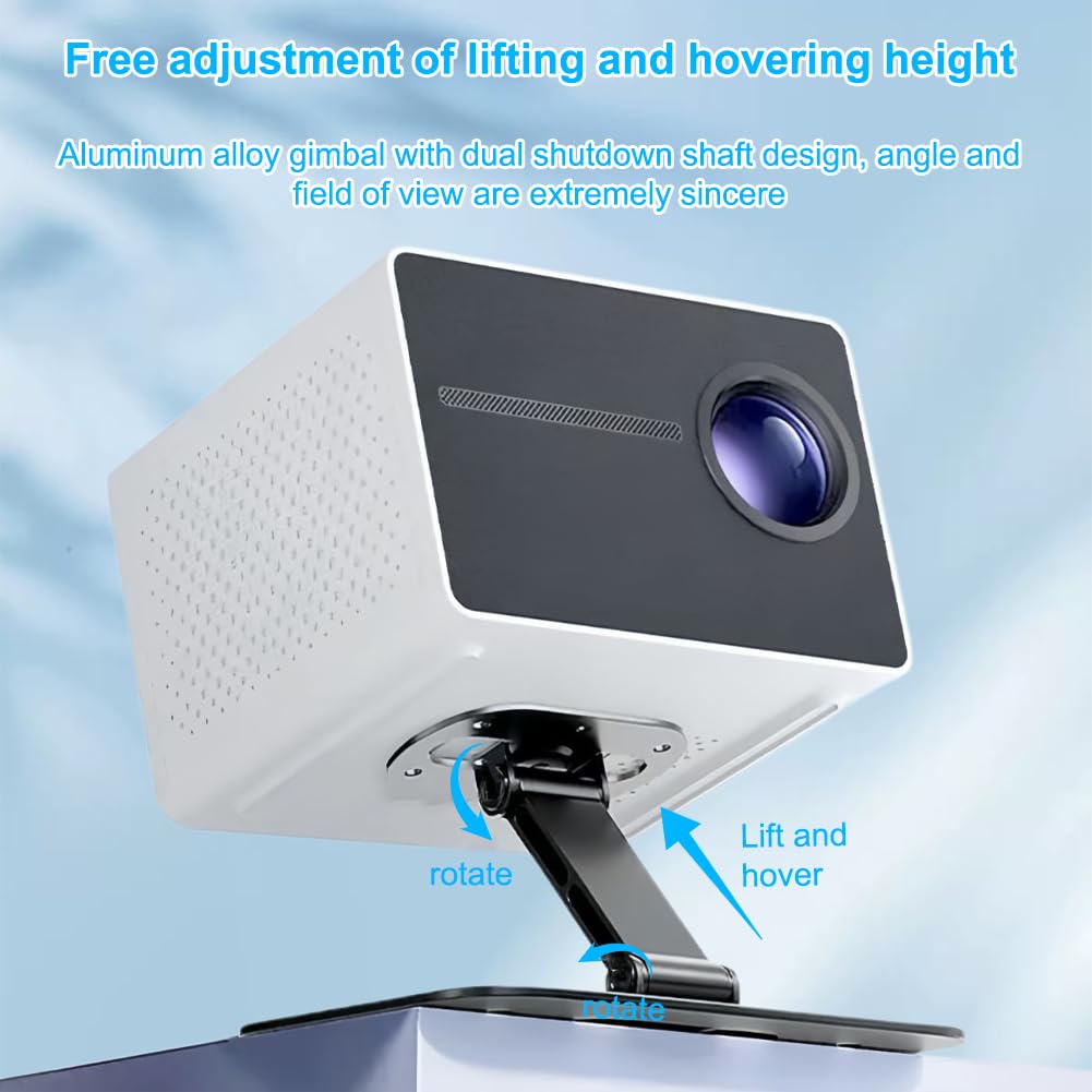 Supporto Proiettore Soffitto HENGBIRD - Girevole 360° Con Attacco 1/4 Pollici Per Parete - Foto 7