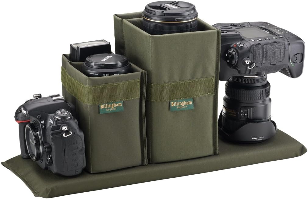 Billingham 555 Camera Bag (Khaki Canvas / Tan Leather)