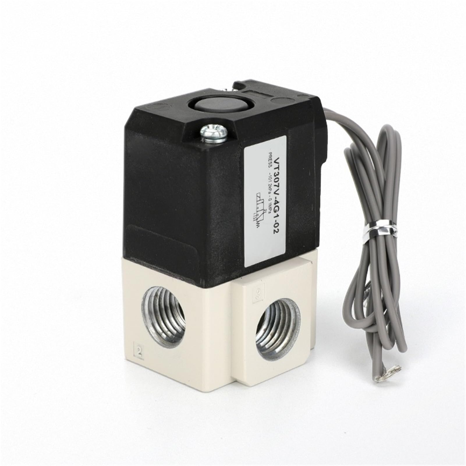 3V2-06-NC & 3V2-08-NO Vakuum-Magnetventile – Direktwirkend, Für Hochfrequenzanwendungen, Unterdruck-Umschaltung (3V2-08-NC DC12V)