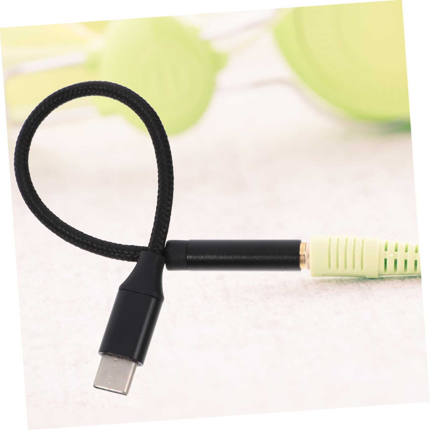 Mikikit 5stücke Type-c Kopfhörer Adapter Kabel Für Audio Langlebig Und Praktisch Kompatibel Mit Smartphones Und Tablets Für Musikgenuss Und Einfache Nutzung