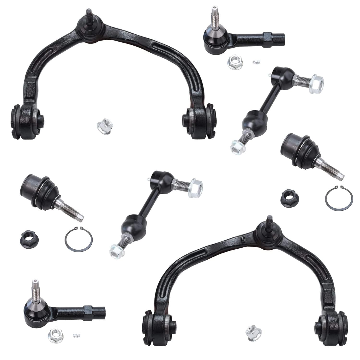 Detroit Axle - 8pc Front End Control Arms Kit for 2005-2006 Ford Expedition