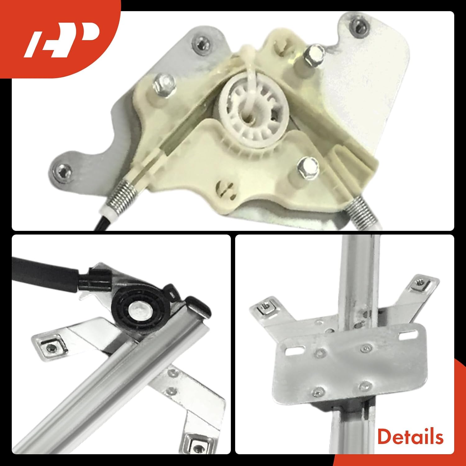 A-Premium Rear Right Passenger Side Electric Power Window Regulator Without Motor Compatible with Mercedes-Benz W463 Series G500 2002-2008, G55 AMG 2003-2011, G550 2009-2018, G63 AMG 2013-2018