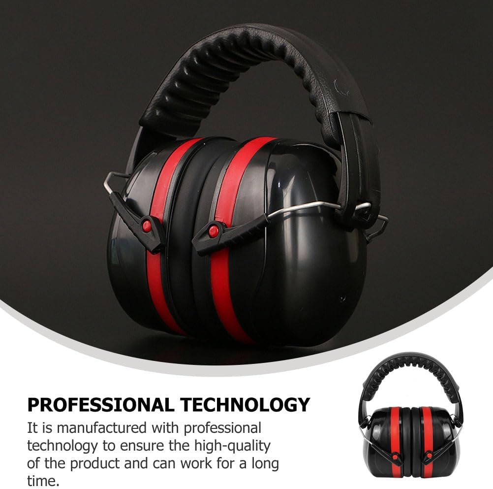 ARTIBETTER Noise Reduction Ear Muffs for Drummers, Hearing Protection Headset, Anti-Noise Earmuffs for Drum Set Practice, Sound Insulation over-Ear Design, Portable and Comfortable (Black)