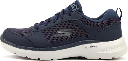 Skechers Mens GO Walk 6 - Bold Knight Slip-on Walking Shoes