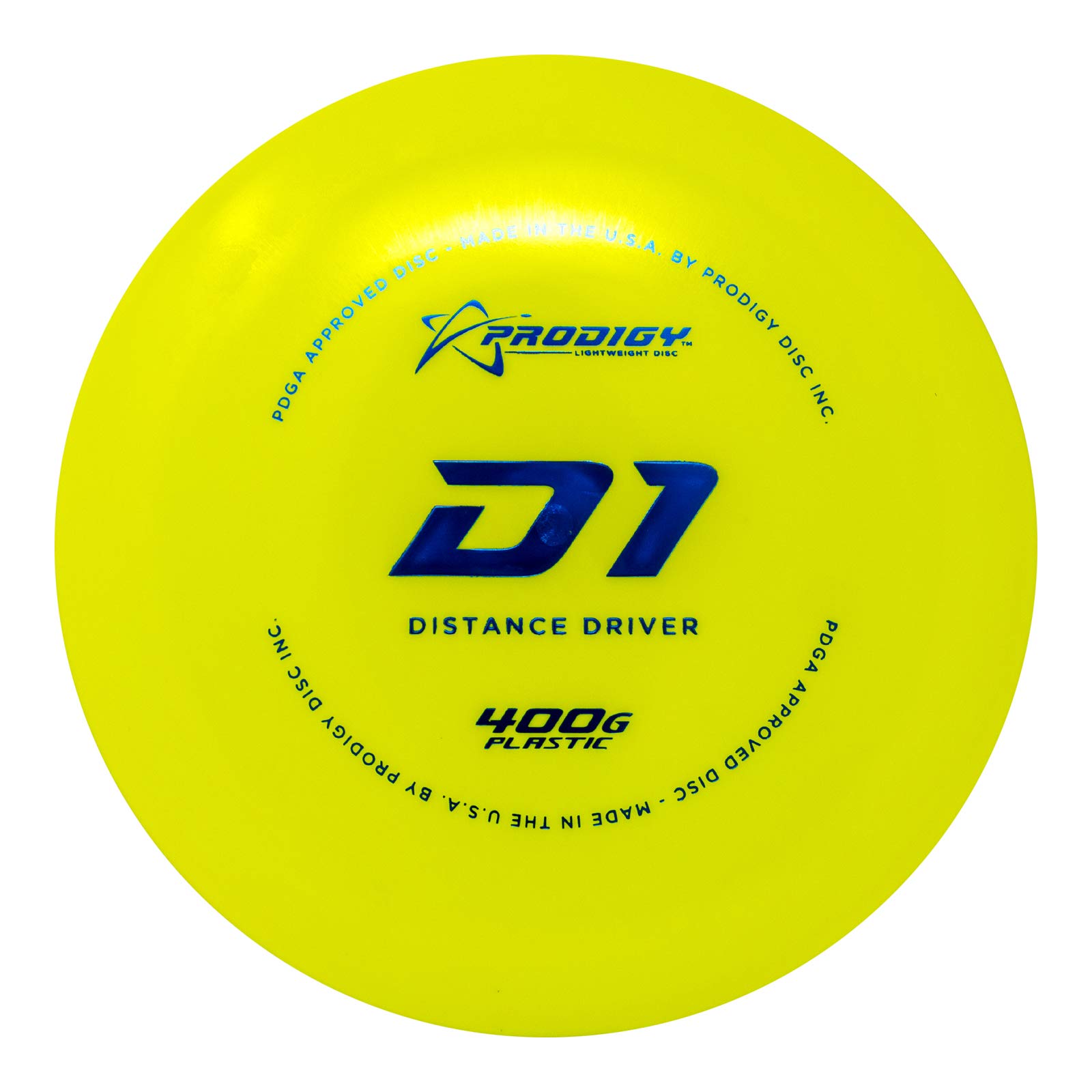 Prodigy Disc 400G D1 Driver | Overstable Disc Golf Distance Driver | Extremely Durable | Great for in The Wind | Colors May Vary (170-174g)